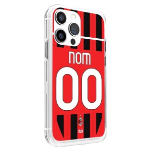 Coque de foot AC Milan domicile 2024 2025 personnalisable
