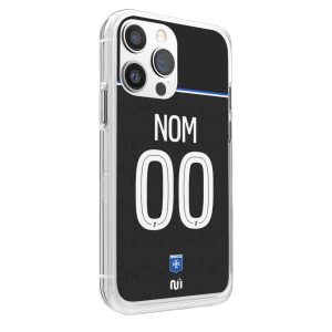 Coque de foot Auxerre extérieur 2025-2026 personnalisable