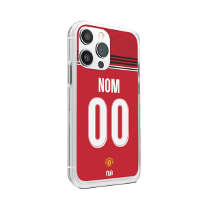 Coque de téléphone Football – Maillot Manchester United Domicile 2025‑2026 – Personnalisable