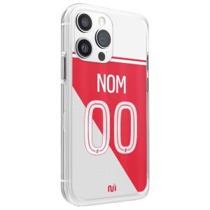 Coque de foot Monaco domicile 2025-2026 personnalisable